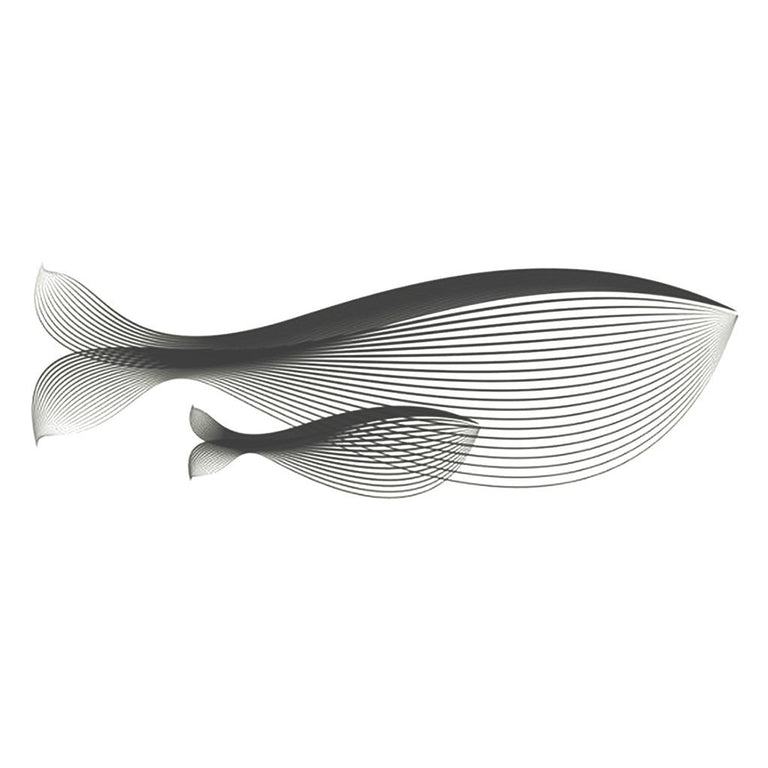 Tatouage éphémère : Minimalist Whales - ArtWear Tattoo - Tatouage temporaire