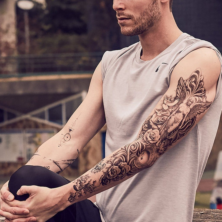 Tatouage éphémère : Line & Circle Pack - ArtWear Tattoo - Tatouage temporaire