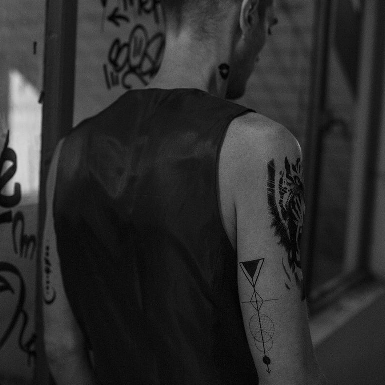 Tatouage éphémère : Line & Circle Pack - ArtWear Tattoo - Tatouage temporaire