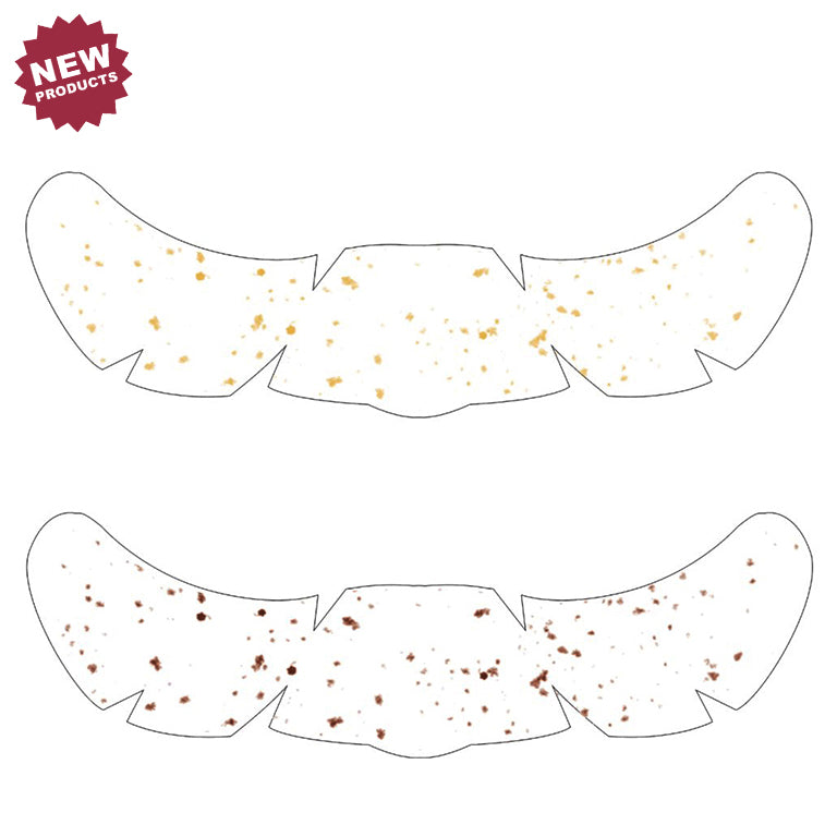 Temporary tattoo "Gold & Natural Freckles - Pack"