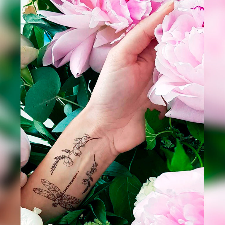Large Mandala/Floral Temporary Tattoo – AMY BILLING TATTOO