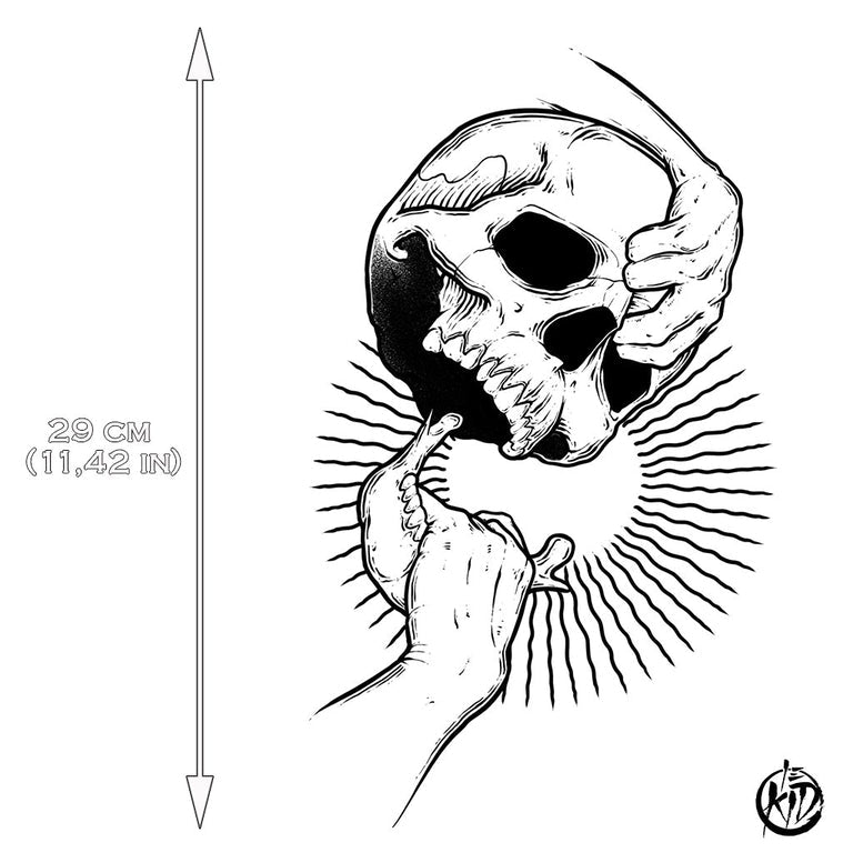 Tatouage éphémère : Skull for Chest - by Le Kid - ArtWear Tattoo - Tatouage temporaire