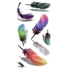 Tatouage éphémère : Colored Feathers - Pack - ArtWear Tattoo - Tatouage temporaire