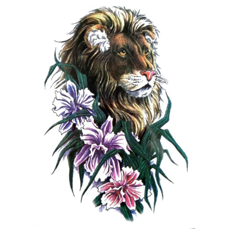 Tatouage éphémère : Beautiful Lion - ArtWear Tattoo - Tatouage temporaire