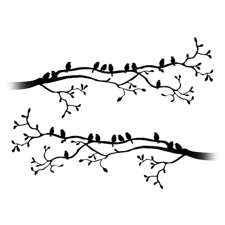 Tatouage éphémère : Birds on Branch - Pack - ArtWear Tattoo - Tatouage temporaire