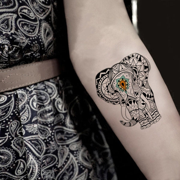 Annie Ilonzeh Elephant Wrist Tattoo | Steal Her Style