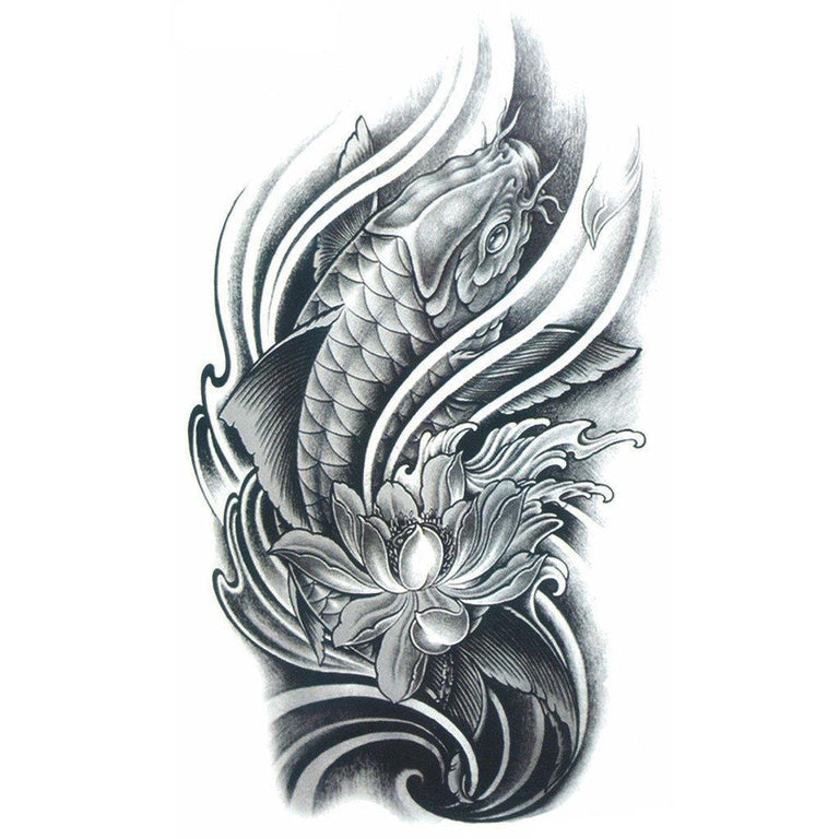 Tatouage éphémère : Koi Fish 2 - ArtWear Tattoo - Tatouage temporaire