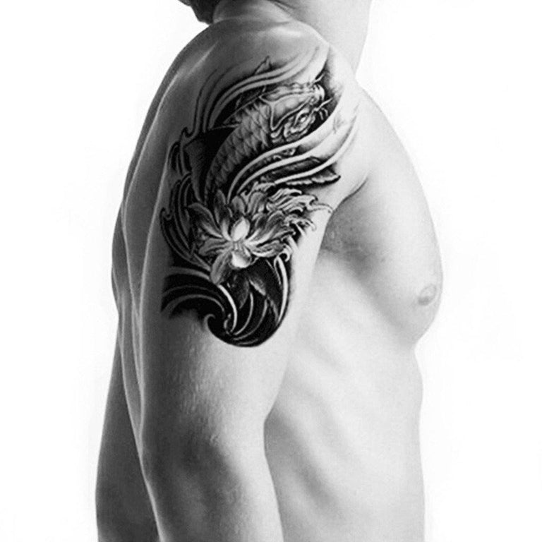 Tatouage éphémère : Koi Fish 2 - ArtWear Tattoo - Tatouage temporaire