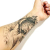 Tatouage éphémère : Koi Fish - B&W 3 - ArtWear Tattoo - Tatouage temporaire