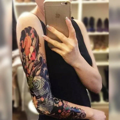 Tatouage éphémère : Koi Fish - Sleeve 4 - ArtWear Tattoo - Tatouage temporaire