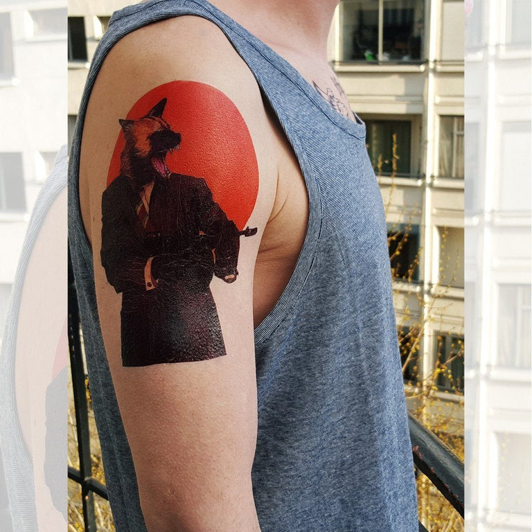 Tatouage éphémère : The Crazy Shooter - ArtWear Tattoo - Tatouage temporaire