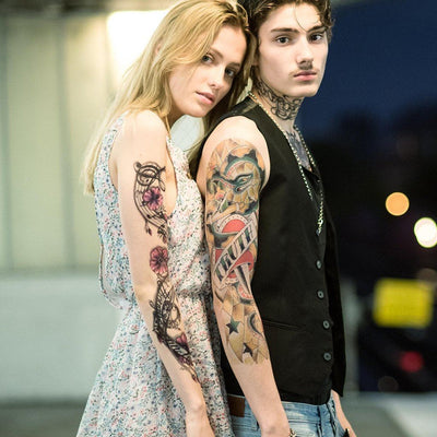 Tatouage éphémère : Truth Snake Sleeve - ArtWear Tattoo - Tatouage temporaire