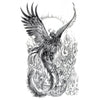 Tatouage éphémère : Wild Phoenix - ArtWear Tattoo - Tatouage temporaire