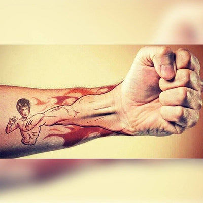 Tatouage éphémère : Bruce Lee 3D Pack - ArtWear Tattoo - Tatouage temporaire
