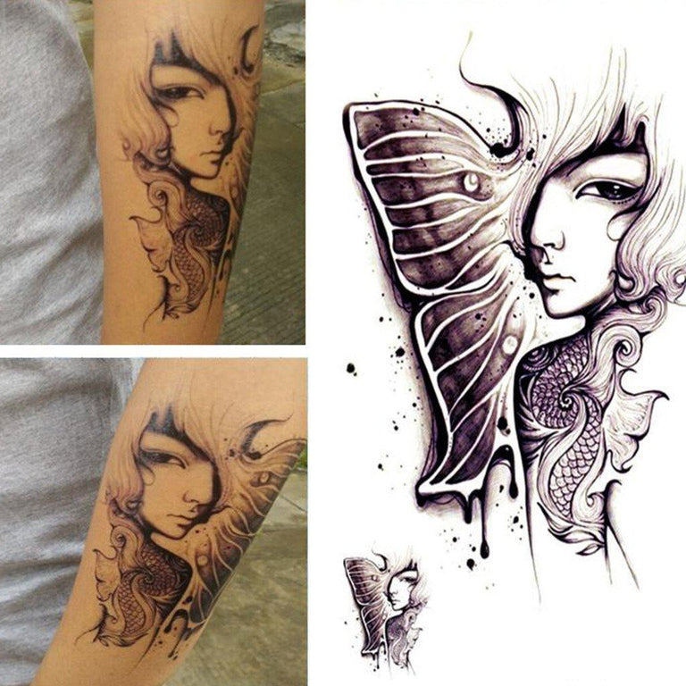 Tatouage éphémère : Butterfly Girl 2 - ArtWear Tattoo - Tatouage temporaire