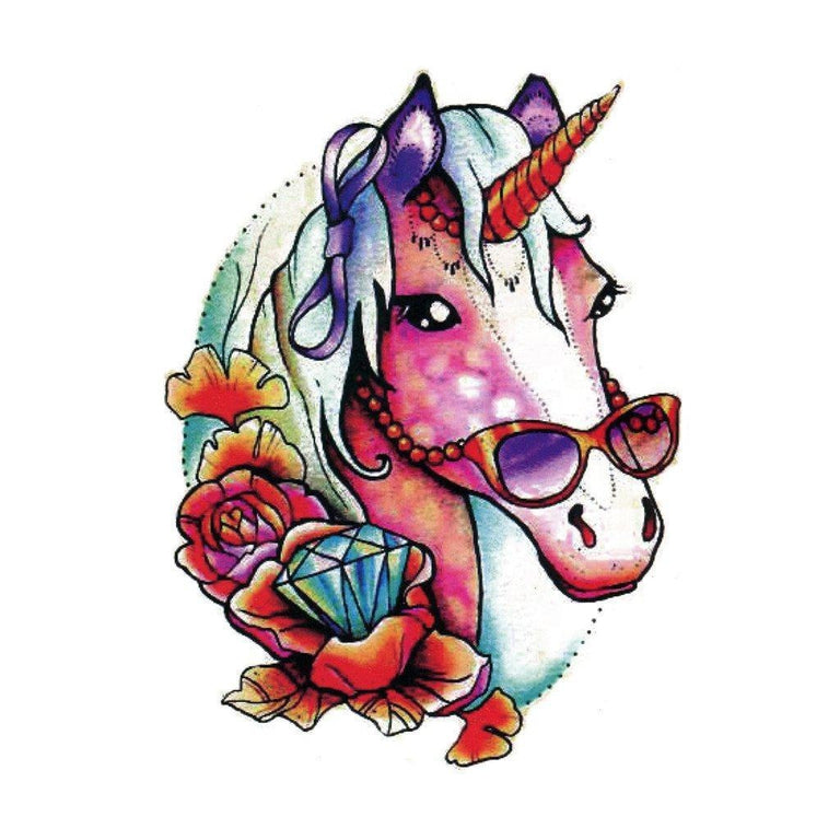Gorgeous Gray Unicorn Icon For Tattoo Or Fairy Tale Character Design With  Rearing Up Mythological Horse With Twisted Horn Royalty Free SVG, Cliparts,  Vectors, and Stock Illustration. Image 58721369.