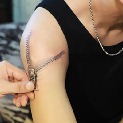 Tatouage éphémère : Zip & Screw - ArtWear Tattoo - Tatouage temporaire