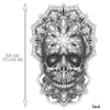Tatouage éphémère : Large Skull Mandala by CASCAD - ArtWear Tattoo - Tatouage temporaire