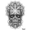 Tatouage éphémère : Skull Mandala - by CASCAD - ArtWear Tattoo - Tatouage temporaire