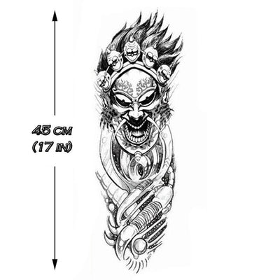 Tatouage éphémère : Devil Sleeve - ArtWear Tattoo - Tatouage temporaire