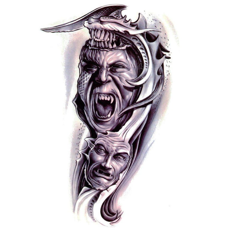 Tatouage éphémère : Scary Motherf*cker 2 - ArtWear Tattoo - Tatouage temporaire