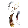 Tatouage éphémère : Metallic Gold Feather - Pack 33 - ArtWear Tattoo - Tatouage temporaire