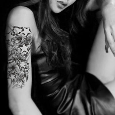 Tatouage éphémère : Star Flowers - ArtWear Tattoo - Tatouage temporaire