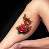 Tatouage éphémère : Roses & Butterflies - ArtWear Tattoo - Tatouage temporaire