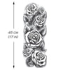 Tatouage éphémère : Roses Sleeve - ArtWear Tattoo - Tatouage temporaire