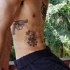Tatouage éphémère : Spider Web Flowers - ArtWear Tattoo - Tatouage temporaire