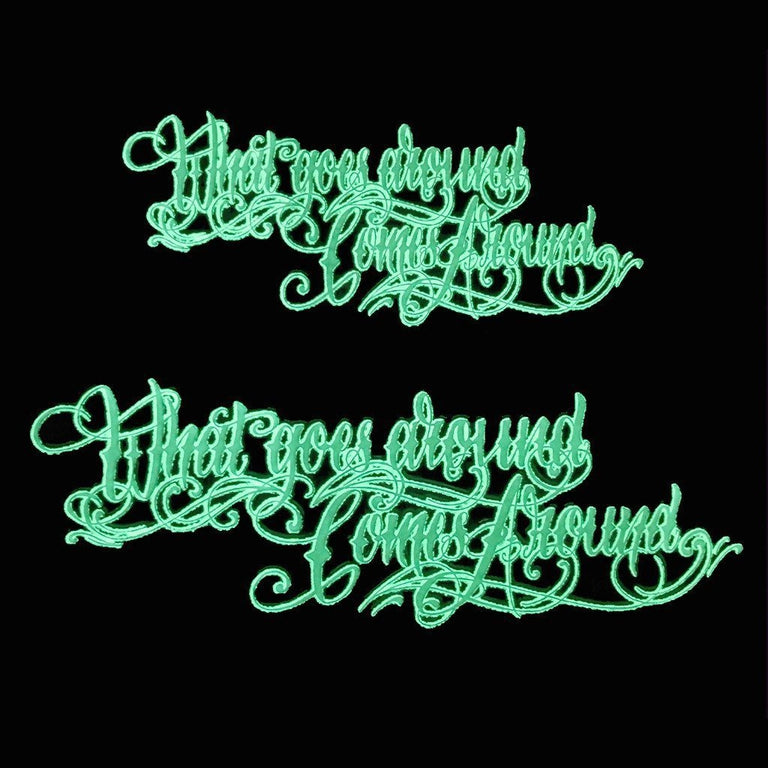 Tatouage éphémère : Glow in the Dark "What Goes Around" - Pack - ArtWear Tattoo - Tatouage temporaire