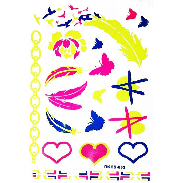 Tatouage éphémère : Ultraviolet Beauty Pack 1 - ArtWear Tattoo - Tatouage temporaire