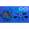 Tatouage éphémère : Ultraviolet Bow & Flower Pack - ArtWear Tattoo - Tatouage temporaire
