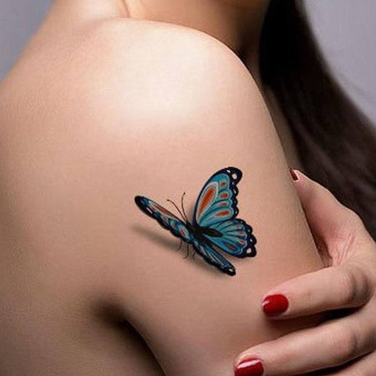 Tatouage éphémère : Feathers & Butterflies - Pack - ArtWear Tattoo - Tatouage temporaire