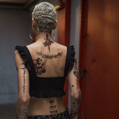 Tatouage éphémère : "Nothing Is Impossible" Lotus - ArtWear Tattoo - Tatouage temporaire