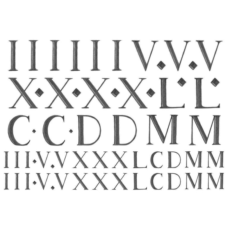 Tatouage éphémère : Roman Numbers - Pack - ArtWear Tattoo - Tatouage temporaire