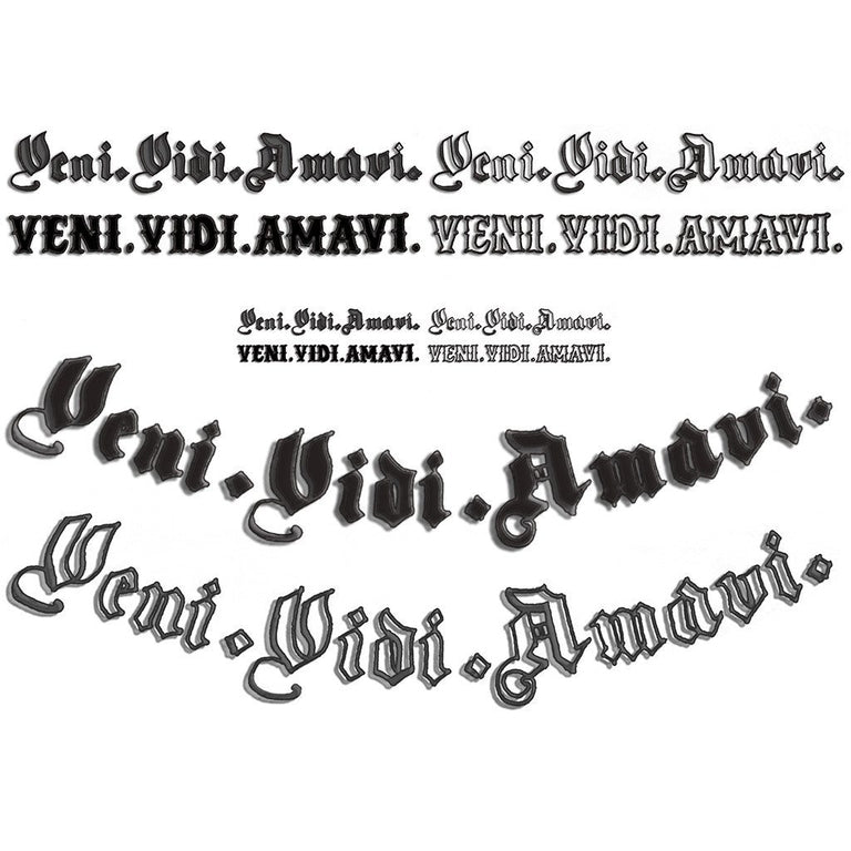 Tatouage éphémère : Veni Vidi - Pack - ArtWear Tattoo - Tatouage temporaire