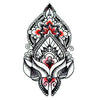 Tatouage éphémère : Flower Design Concept 2 - ArtWear Tattoo - Tatouage temporaire
