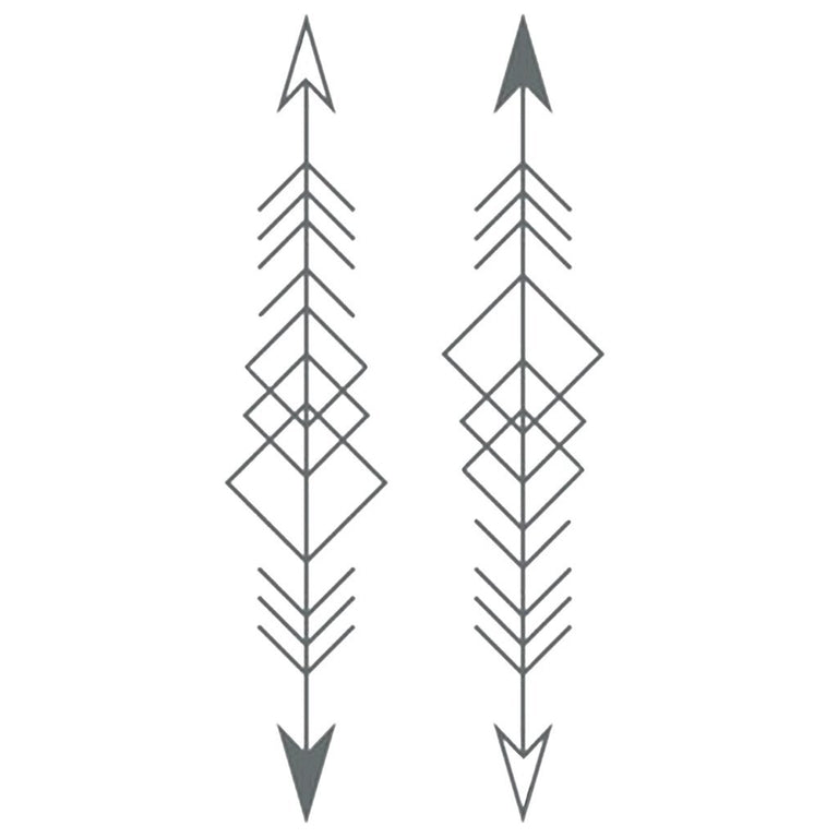 Tatouage éphémère : Graphic Arrows - Pack - ArtWear Tattoo - Tatouage temporaire
