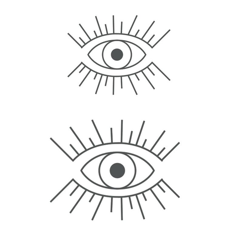Tatouage éphémère : Minimalist Eye - Pack - ArtWear Tattoo - Tatouage temporaire