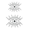 Tatouage éphémère : Minimalist Eye - Pack - ArtWear Tattoo - Tatouage temporaire