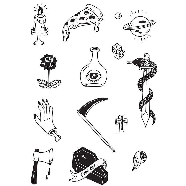 Tatouage éphémère : Ignorant Style Board - Pack - ArtWear Tattoo - Tatouage temporaire