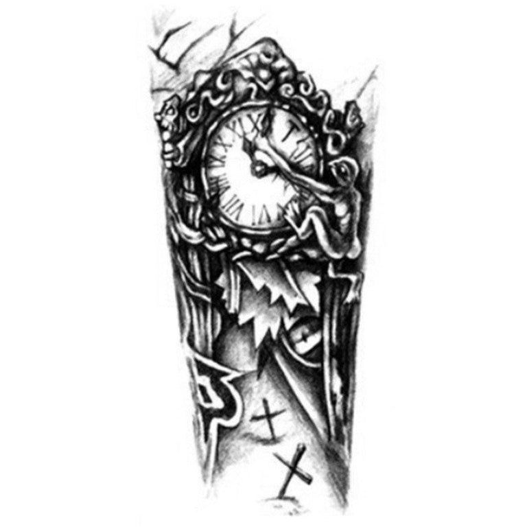 Tatouage éphémère : Clock Arm - ArtWear Tattoo - Tatouage temporaire