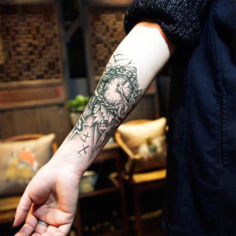 Tatouage éphémère : Clock Arm - ArtWear Tattoo - Tatouage temporaire