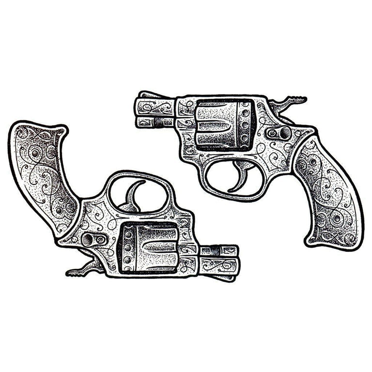 Tatouage éphémère : Gunz - Pack - ArtWear Tattoo - Tatouage temporaire