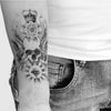 Tatouage éphémère : Skull Eye Crown - ArtWear Tattoo - Tatouage temporaire