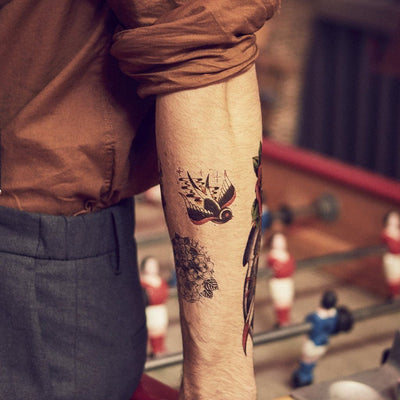 Tatouage éphémère : Sparrow - Pack - ArtWear Tattoo - Tatouage temporaire