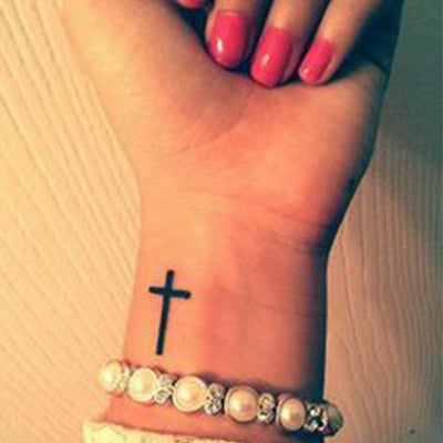 Tatouage éphémère : Christian Cross - ArtWear Tattoo - Tatouage temporaire