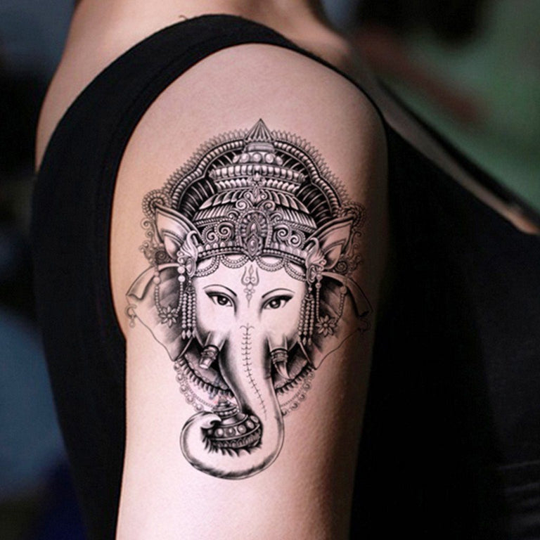 Tatouage éphémère : Elephant God Ganesha - ArtWear Tattoo - Tatouage temporaire
