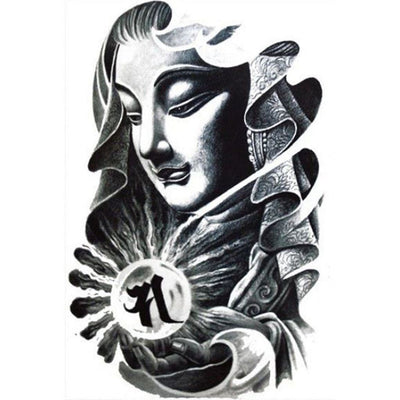 Tatouage éphémère : Guanyin Buddha - ArtWear Tattoo - Tatouage temporaire